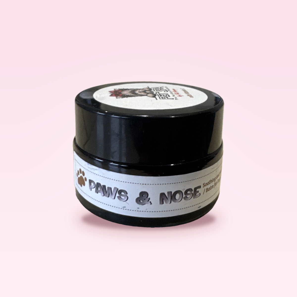 Real photo of the PET SPA Paw & Nose Balm 20ml black jar