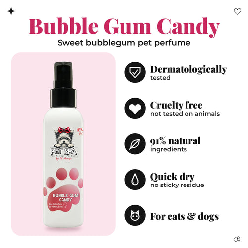 PET SPA Bubble Gum Candy 120ml – key benefits, for cats & dogs