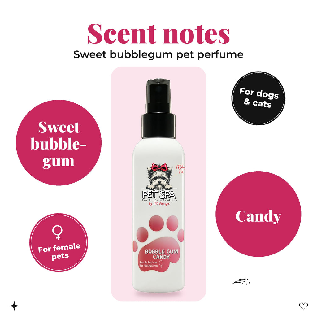 PET SPA Bubble Gum Candy – scent notes: sweet bubble gum