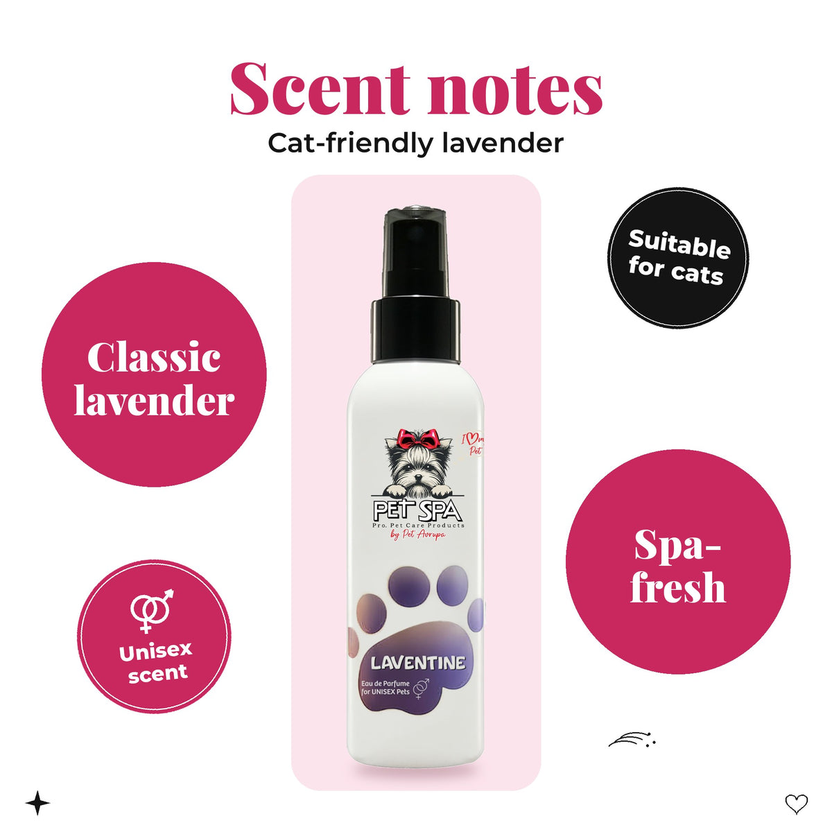 PET SPA Laventine – scent notes: lavender